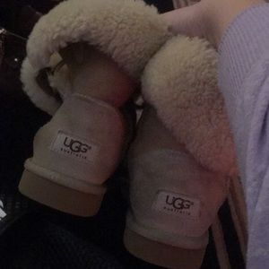 Chestnut Ugg’s with button